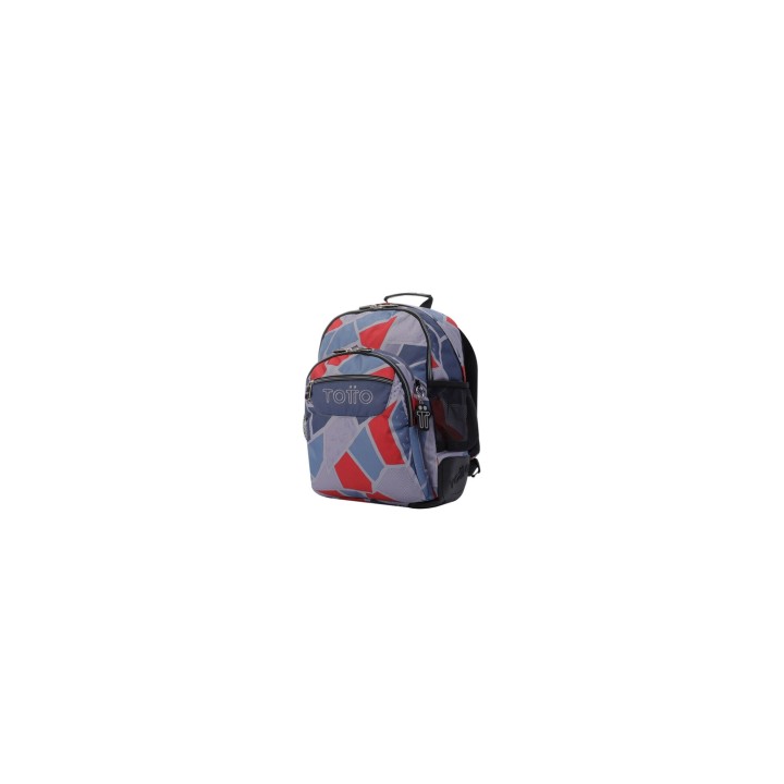 Totto Crayoles mochila Mochila escolar Gris, Rojo Poliéster