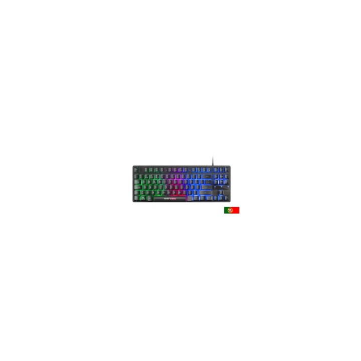 Mars Gaming MCPTKLPT teclado USB Portugués Negro