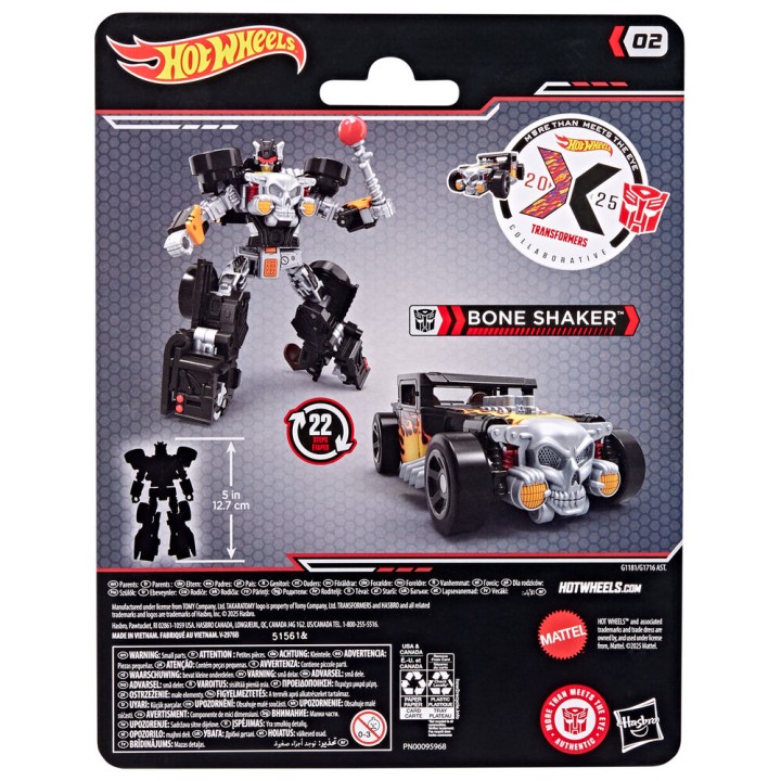 Coche Bone Shaker Transformers Hot Wheels