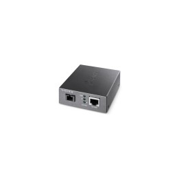 TP-LINK convertidor de medio 100 Mbit/s Monomodo Negro