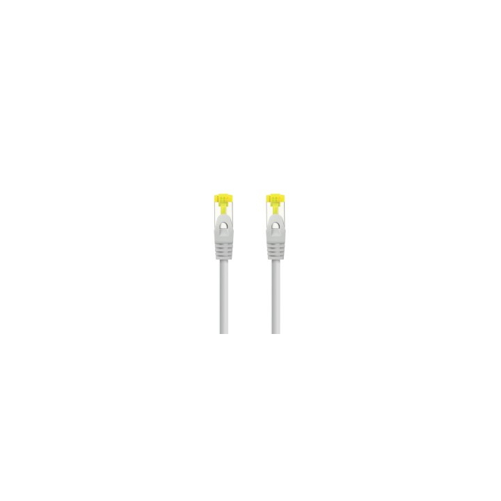 Nanocable Cable Red Latiguillo RJ45 LSZH CAT.6A SFTP AWG26, Gris, 25 cm