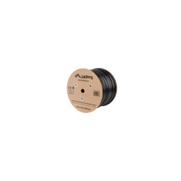 Lanberg LCF6-21CU-0305-BK cable de red Negro 305 m Cat6 F/UTP (FTP)
