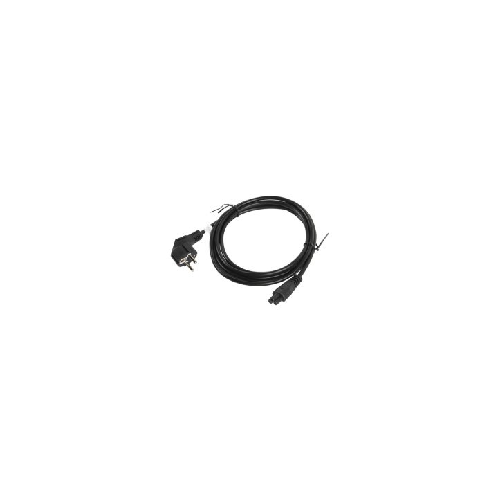 Lanberg CA-C5CA-11CC-003-BK cable de transmisión Negro 3 m C5 acoplador CEE7/7