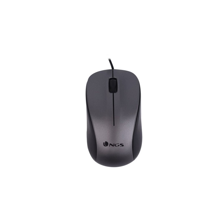 RATON NGS CREW OPTICO 1200DPI USB NEGRO/GRIS
