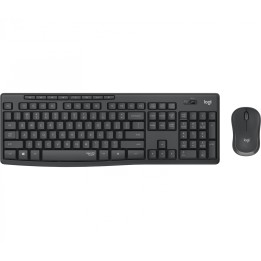 Logitech MK295 Silent Wireless Combo teclado RF inalámbrico Portugués Grafito