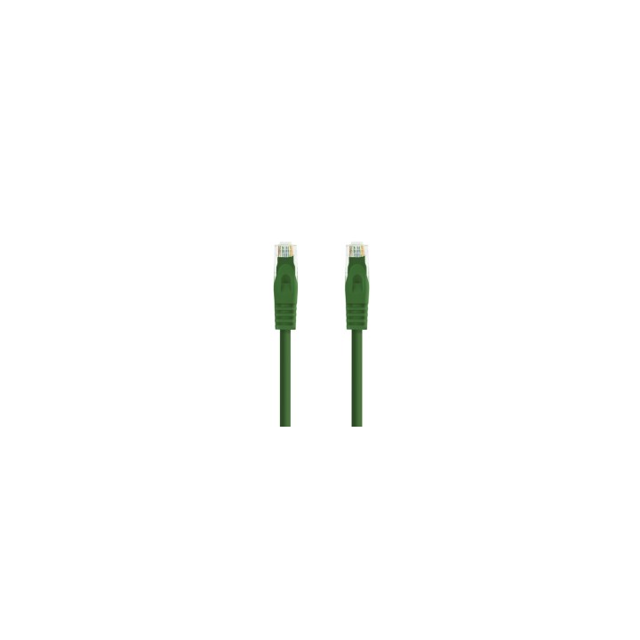 Nanocable Cable Red Latiguillo RJ45 LSZH CAT.6A UTP AWG24, Verde, 25 cm