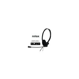 Nilox AURICULARES DOBLE JACK CON MICROFONO PC