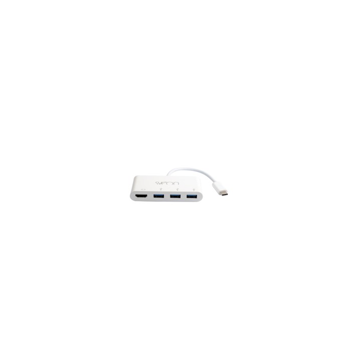 Sveon SCT502 hub de interfaz USB 3.2 Gen 1 (3.1 Gen 1) Type-C 5000 Mbit/s Blanco