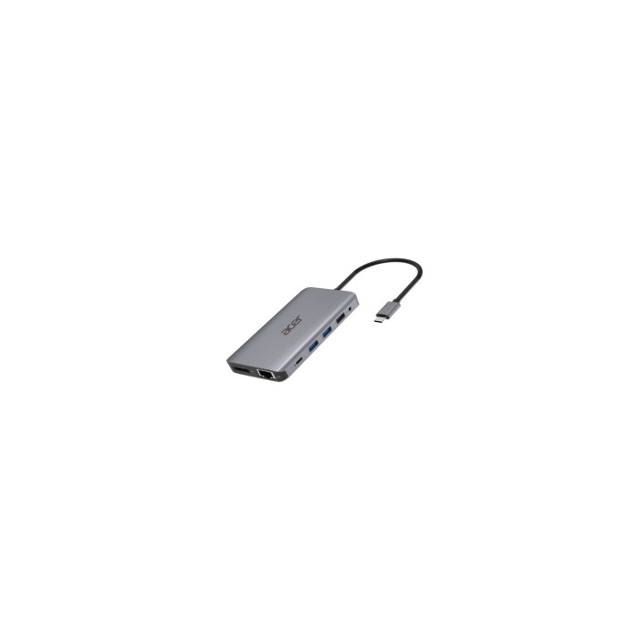 Acer Base para portátil y replicador de puertos Alámbrico USB 3.2 Gen 1 (3.1 Gen 1) Type-C Plata
