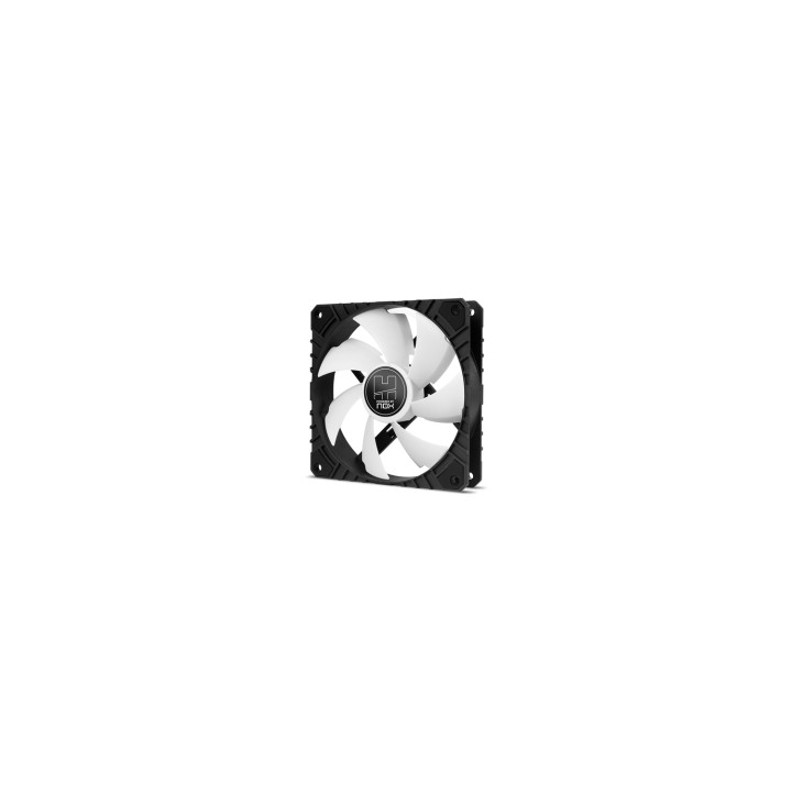 NOX H-FAN PRO Carcasa del ordenador Ventilador 12 cm Negro, Blanco