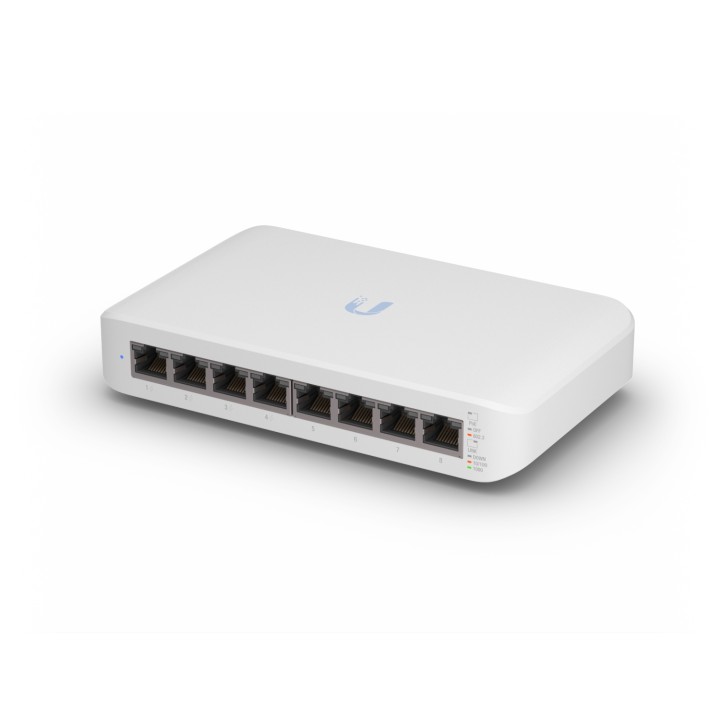 Ubiquiti Networks UniFi Switch Lite 8 PoE Gestionado L2 Gigabit Ethernet (10/100/1000) EnergÍ­a sobre Ethernet (PoE) Blanco