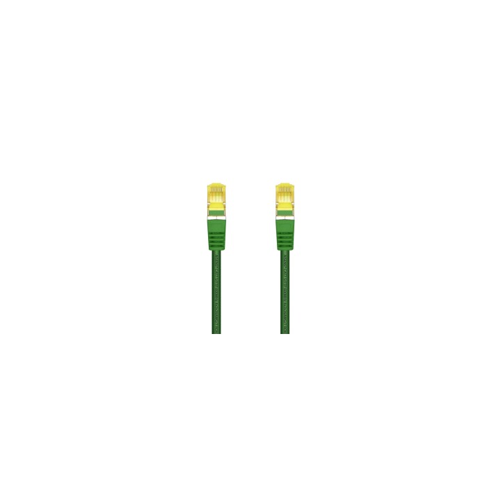 AISENS Cable De Red Latiguillo RJ45 LSZH Cat.7 600 MHz S/FTP PIMF AWG26, Verde, 0.5 m