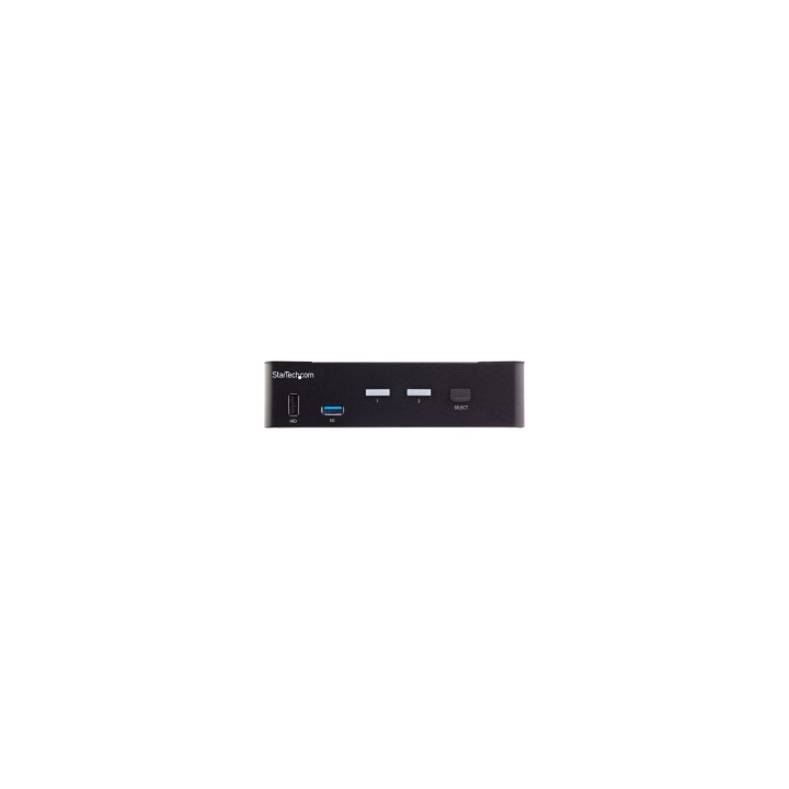 StarTech.com Switch Conmutador KVM de 2 Puertos HDMI 2.0 4K para 1 Monitor - VÍ­deo de 4K y 60Hz Ultra HD - HDR - Hub Ladrón