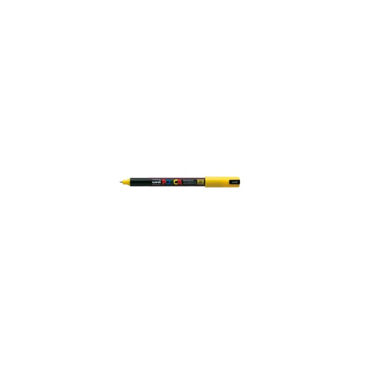 Uni-Ball PC-1MR BolÍ­grafo retráctil con clip Amarillo 1 pieza(s)