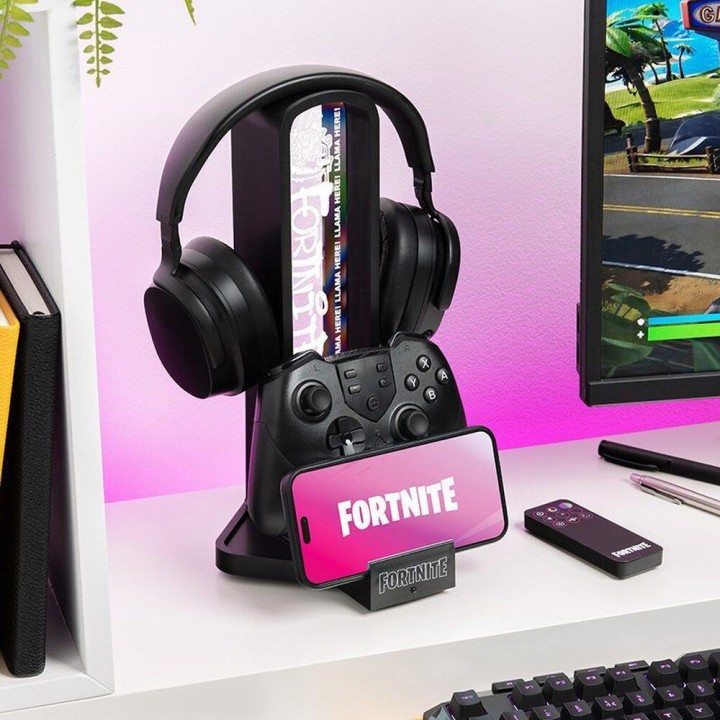 Soporte auriculares 3 en 1 Fortnite