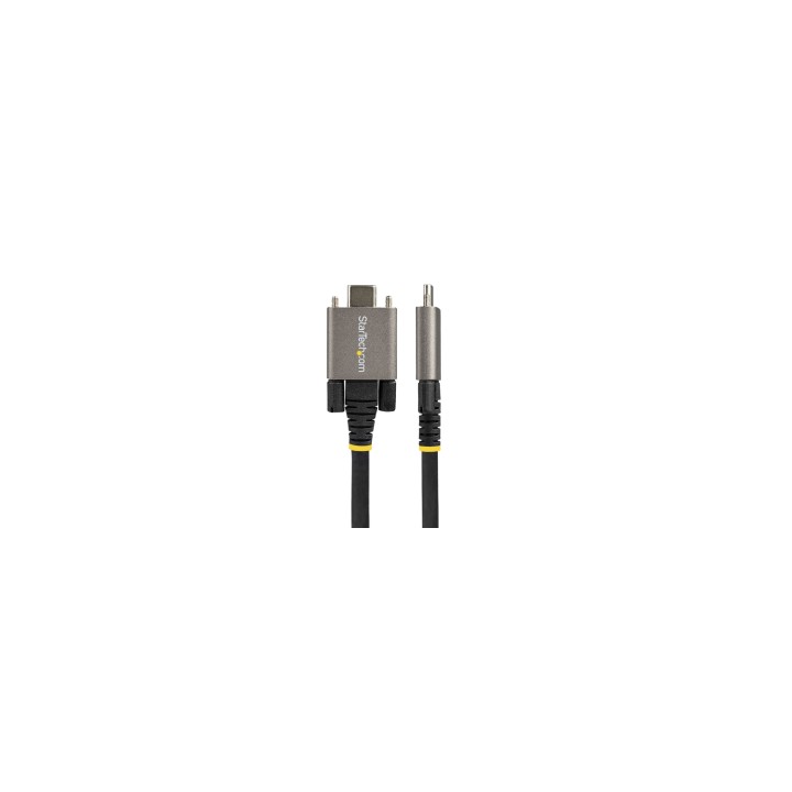 StarTech.com Cable 50cm USB-C con Tornillos Laterales de Fijación - 10Gbps - Cable USB Tipo C USB 3.1/3.2 Gen 2 - con Carga por