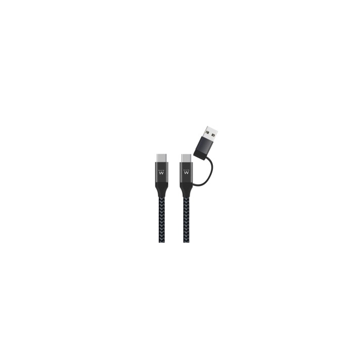 Ewent EW9918 cable USB 1 m USB 3.2 Gen 1 (3.1 Gen 1) USB C Negro