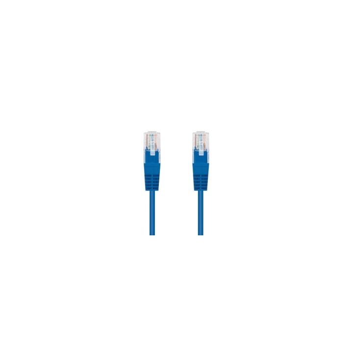 Nanocable Cable Red Latiguillo RJ45 CAT.6 UTP AWG24, Azul, 25 cm