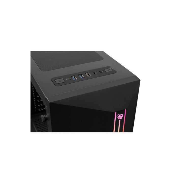 CAJA SEMITORRE/ATX COOLBOX DGC 200 S/SFUENTE USB3.0 NEGRA A-RGB
