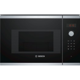Bosch BEL523MS0 microondas Integrado 20 L 800 W Negro, Acero inoxidable