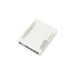 Mikrotik RB260GS Gigabit Ethernet (10/100/1000) EnergÍ­a sobre Ethernet (PoE) Blanco
