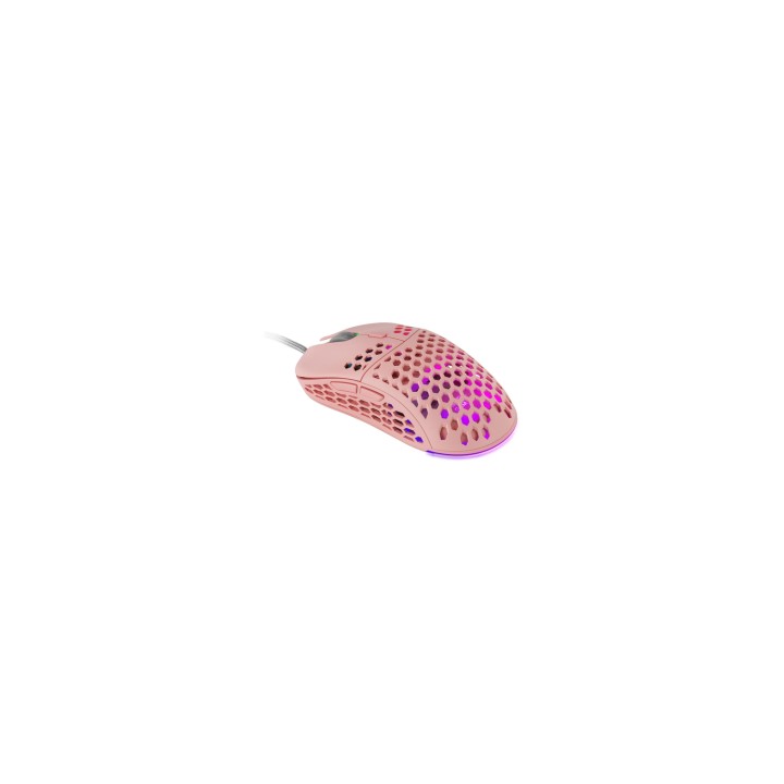 Mars Gaming MM55P Rosa Ratón Gaming RGB Chroma Ultra-ligero 55g 12800 DPI