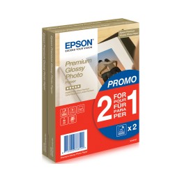 Epson Premium Glossy Photo Paper - 10x15cm - 2x 40 Hojas