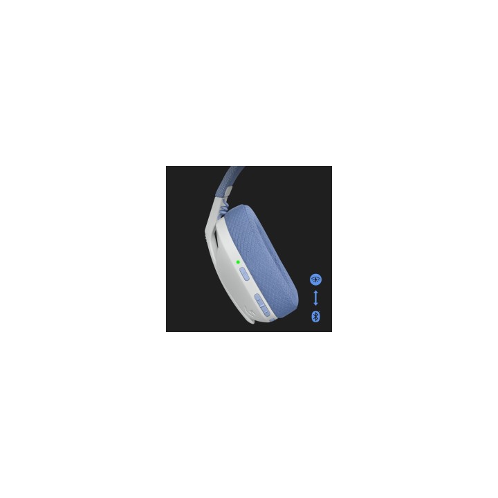 Logitech G G435 LIGHTSPEED Wireless Gaming Headset Auriculares Inalámbrico Diadema Juego Bluetooth Blanco
