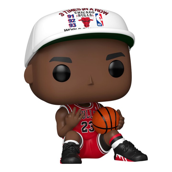 Figura POP NBA Chicago Bulls Michael Jordan 3 Times in a Row