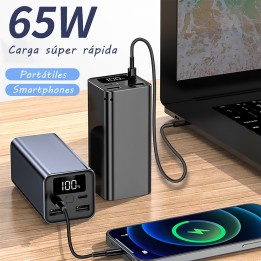 Leotec BaterÍ­a externa para portátiles 65W POWER DELIVERY 20.000mAh