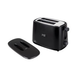 JATA TT631 tostadora 2 rebanada(s) 750 W Negro, Acero inoxidable