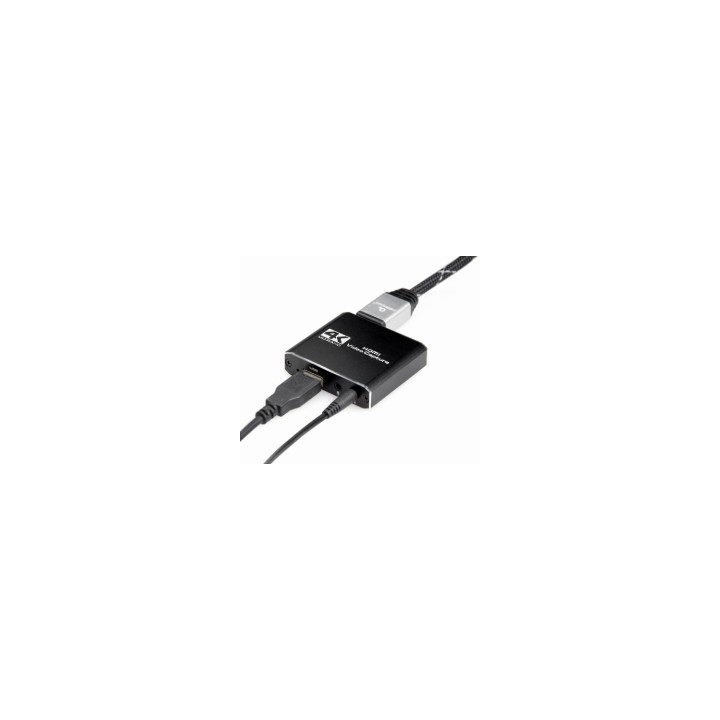 Gembird UHG-4K2-01 Adaptador gráfico USB Negro