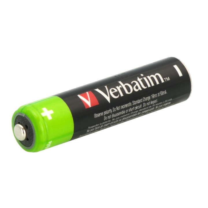 Verbatim Pilas recargables AAA Premium