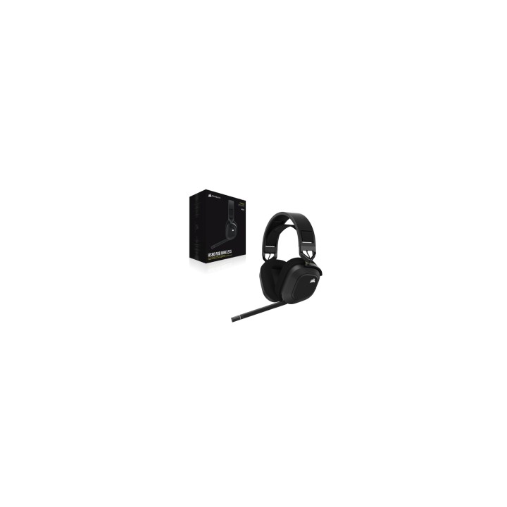 Corsair HS80 RGB Auriculares Inalámbrico Diadema Juego Negro