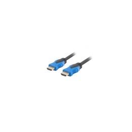 Lanberg CA-HDMI-20CU-0045-BK cable HDMI 4,5 m HDMI tipo A (Estándar) Negro, Azul