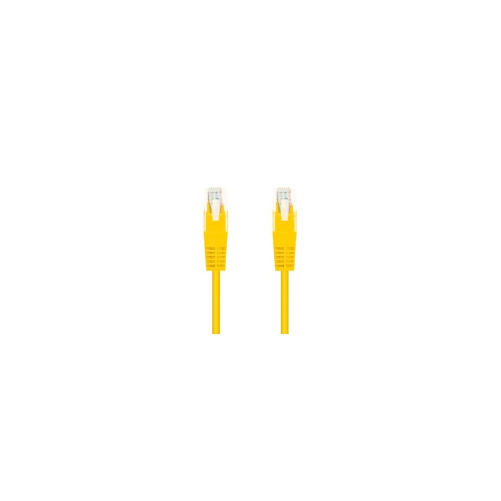 Nanocable Cable Red Latiguillo RJ45 CAT.6 UTP AWG24, Amarillo, 30 cm