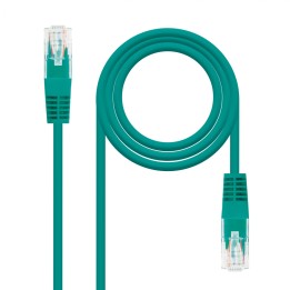 Nanocable Cable Red Latiguillo RJ45 CAT.6 UTP AWG24, Verde, 30 cm