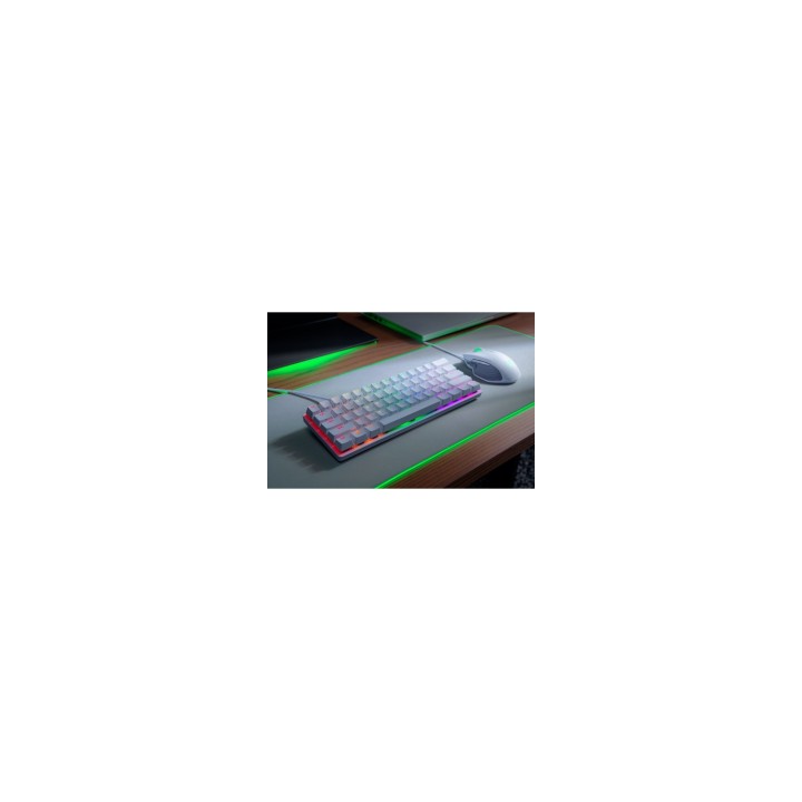 Razer Huntsman Mini teclado USB QWERTY Internacional de EE.UU. Blanco