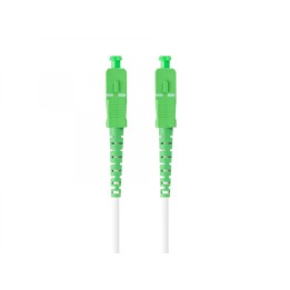 Lanberg FO-SASA-SS31-0100-WH cable de fibra optica 10 m SC/APC G.657.B3 Blanco