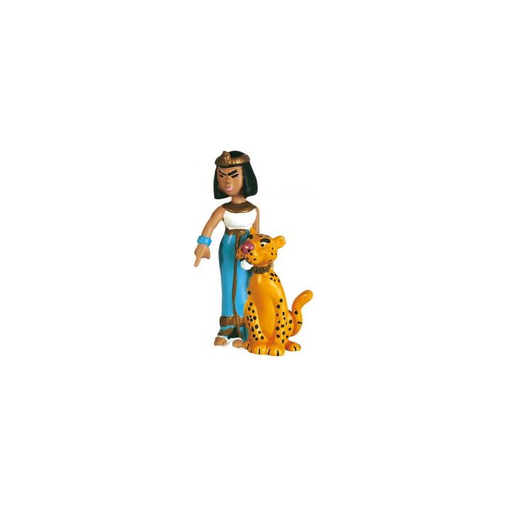 Figura Cleopatra Con Su Pantera
