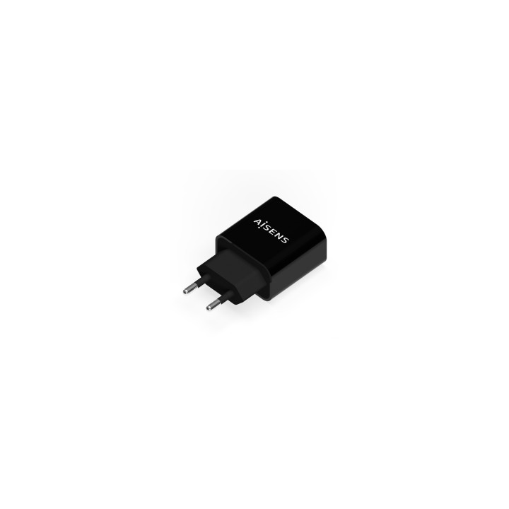 AISENS Cargador USB-C PD3.0 1 Puerto 1x USB-C 20 W, Negro