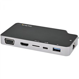 StarTech.com Adaptador Multipuertos USB C - Docking Station USB Tipo C a VÍ­deo HDMI de 4K o VGA - PD Pass-through de 100W -