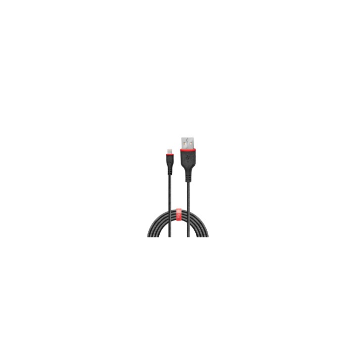 Lindy 31291 cable de conector Lightning 1 m Negro