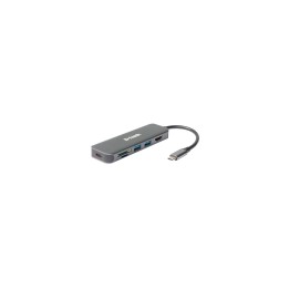 D-Link DUB-2327 base para portátil y replicador de puertos Alámbrico USB Tipo C Gris