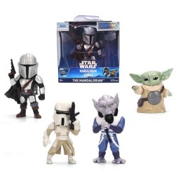 Figura metalfigs The Mandalorian & Grogu Star Wars 7cm surtido