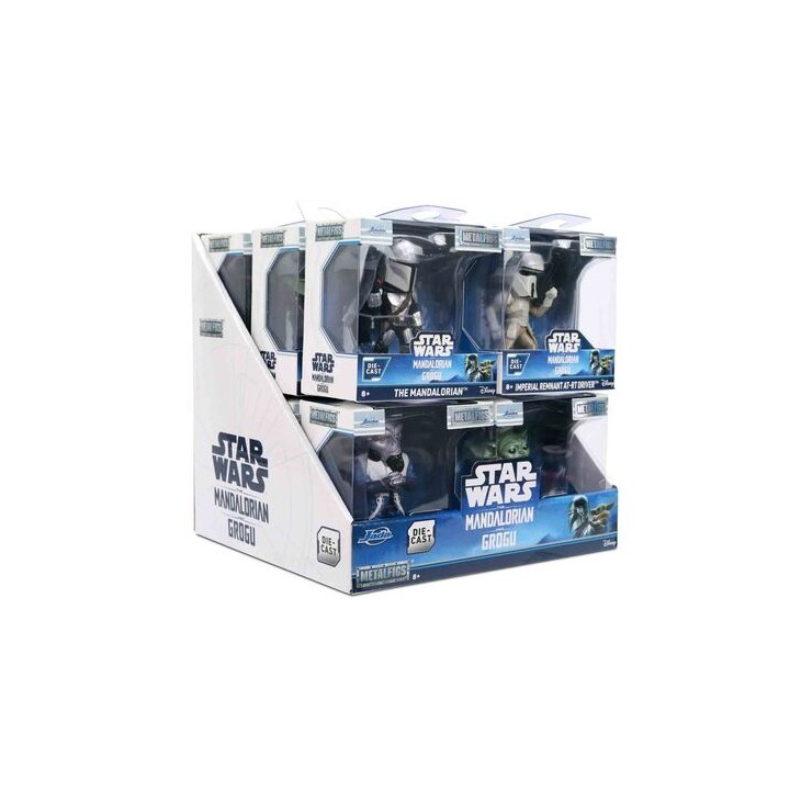 Figura metalfigs The Mandalorian & Grogu Star Wars 7cm surtido
