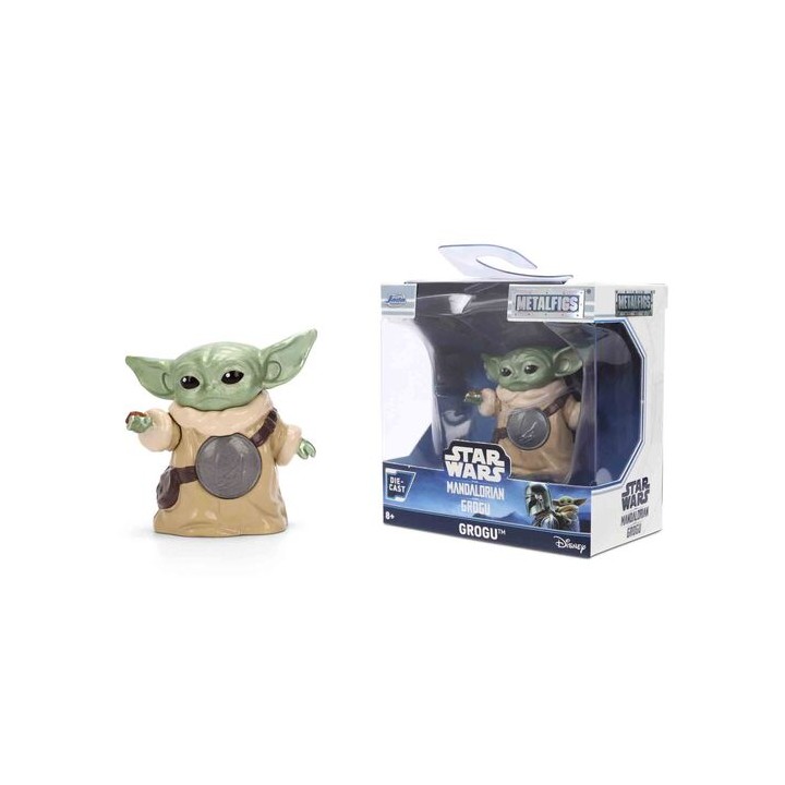 Figura metalfigs The Mandalorian & Grogu Star Wars 7cm surtido