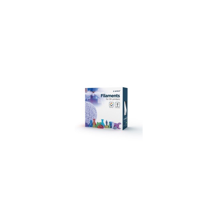 Gembird 3DP-PLA1.75GE-01-BK material de impresión 3d Ícido poliláctico (PLA) Negro 200 g