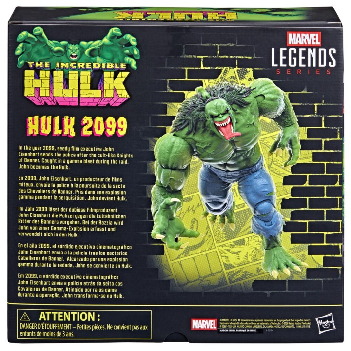 Figura Hulk 2099 - El Increible Hulk Marvel Legends Series 15cm
