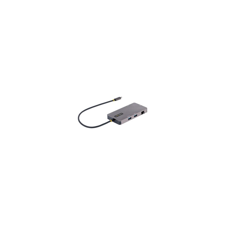 StarTech.com Adaptador Multipuertos USB C 2x HDMI 4K 60Hz, Hub USB-A 3.1 2Pt 5Gbps, PD 100W, GbE, SD/MicroSD, Cable de 30cm,